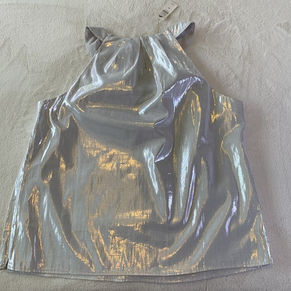 Talbots Metallic Halter Top - Picture 13 of 16
